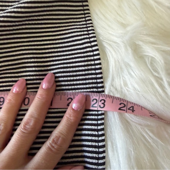 Monteau - Striped Ruffle Blouse - Picture 8 of 8